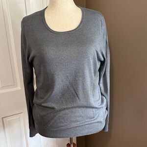 Banana Republic Silk & Cashmere Fine Knit Lightweight Women's Crew Neck Sweater